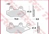 Гальмівні колодки TRW MCB615 (фото 2)