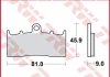 Гальмівні колодки TRW MCB736SV (фото 1)