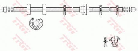 Тормозной шланг TRW PHB274 (фото 1)