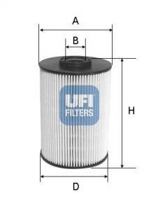 Паливний фільтр UFI 26.055.00 (фото 1)