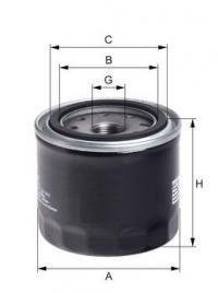 Фільтр олії (H=66mm) Uniflux filters XO255
