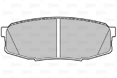 Тормозные колодки дисковые TOYOTA LandCruiser200 "4,5-4,7 "R "08>> Valeo 301340 (фото 1)