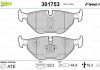 Тормозные колодки дисковые BMW/MG/ROVER/SAAB 3/Z1/Z4/ZT/75/9-5 "1,6-4,6 "R "88-09 Valeo 301753 (фото 1)