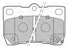 Тормозные колодки дисковые LEXUS GS/IS "2,2-4,3 "R "05-13 301888