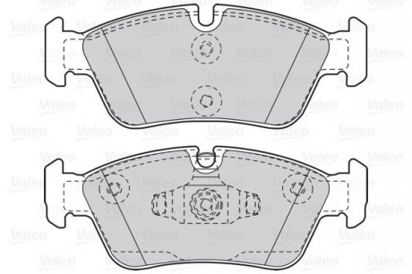 Гальмівні колодки дискові BMW 1(E87)/3(E90,91) "2,0 "F "03-11 Valeo 302050 (фото 1)