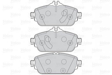Тормозные колодки дисковые MERCEDES C-Class/E-Class "1,6-2,2 "F "13>> Valeo 302211 (фото 1)