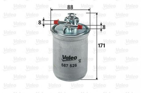 Фільтр паливний Valeo 587526