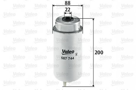 Фильтр топливный Valeo 587744 (фото 1)