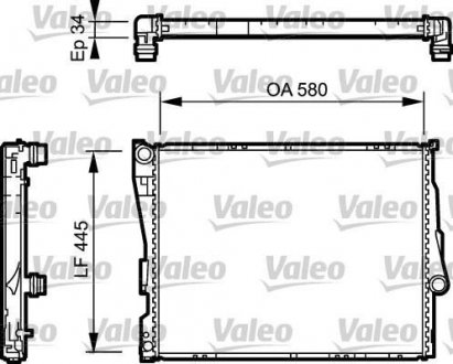 Радиатор Valeo 734276