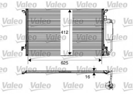 Конденсер Valeo 817711