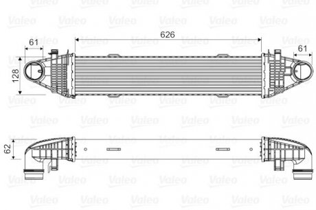 Интеркулер Valeo 818616