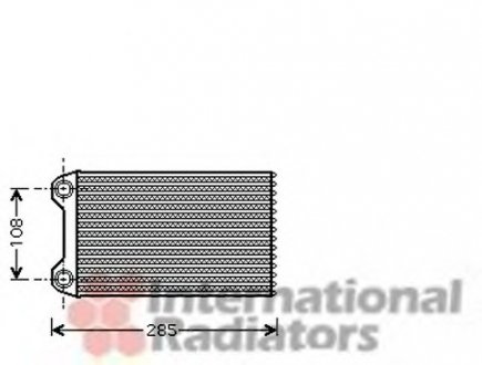 Радиатор отопителя AUDI A4 ALL 00- LHD Van Wezel 03006223