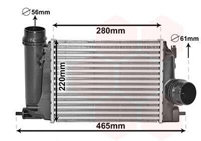 Інтеркулер NISSAN QASHQAI / RENAULT MEGANE Van Wezel 13014703