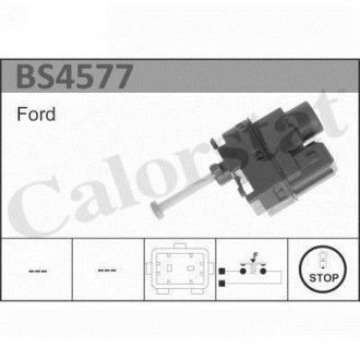 FORD Выключатель STOP-сигналов Fiesta 01-, Focus -04, Fusion 02-, Mondeo Vernet BS4577 (фото 1)