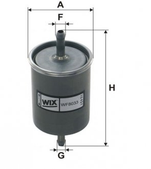 Фильтр топливный, 1.6 -03 WIX FILTERS WF8033 (фото 1)