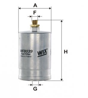 Фільтр топл. MB W124 (вир-во) /PP835 WIX FILTERS WF8039 (фото 1)