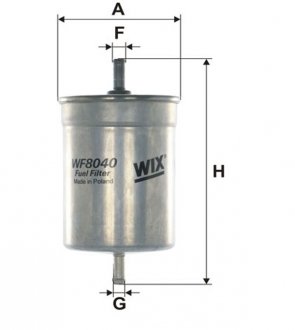 Фильтр топливный MB - SPRINTER, VITO VW - LT WIX FILTERS WF8040