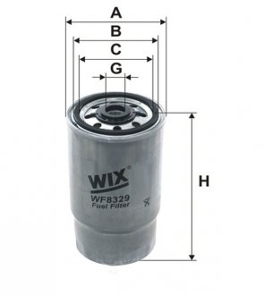 Фильтр топливный, 2.0/2.3/2.8HDI 02-06 WIX FILTERS WF8329