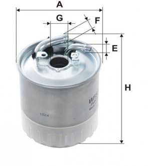 Фильтр топливный, 2.2-3.0CDI 06-09 (+отв. датчика воды) WIX FILTERS WF8353 (фото 1)