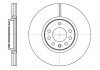 Тормозной диск перед. Opel Astra G 98-05/H 04-(308x25) (вент.) D6729.10