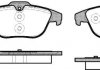 Колодки тормозные дисковые задние Mercedes-benz C-class (c204) 1.6 11-,Mercedes- WOKING P1205300 (фото 1)