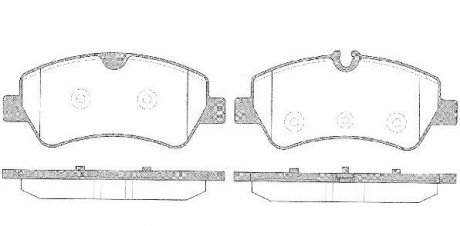 Колодки тормозные дисковые, задние, 2.2TDCi, FORD Custom 12- (тип Bosch) WOKING P14213.00 (фото 1)