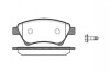 Колодки тормозные дисковые передние, RENAULT Megane II/Scenic II, 03- WOKING P8763.00 (фото 1)