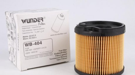Фільтр паливний WUNDER FILTER WB 404 (фото 1)