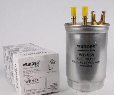 Фільтр паливний WUNDER FILTER WB 651
