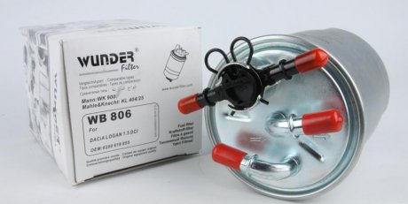 Фільтр паливний WUNDER FILTER WB 806