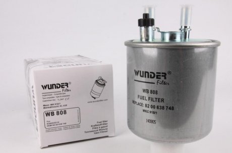 Фільтр паливний WUNDER FILTER WB 808