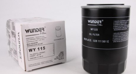 Фільтр масляний WUNDER FILTER WY 115
