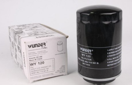 Фильтр масляный WUNDER FILTER WY 120 (фото 1)