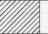 Комплект поршневих кілець (76,51/STD) (1,2/1,5/2,5) AUDI, VW 1,4-1,6 99-, (4цл) YENMAK 91-09306-000 (фото 2)