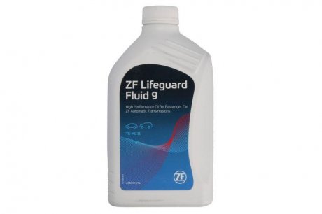 Масло в АКПП, Lifeguard Fluid 9 1L ZF AA01 500 001 (фото 1)